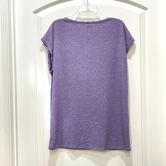 New Halloween Fall Medium Tee Shirt Top V Neck Black Cat Theme - Picture 3 of 6